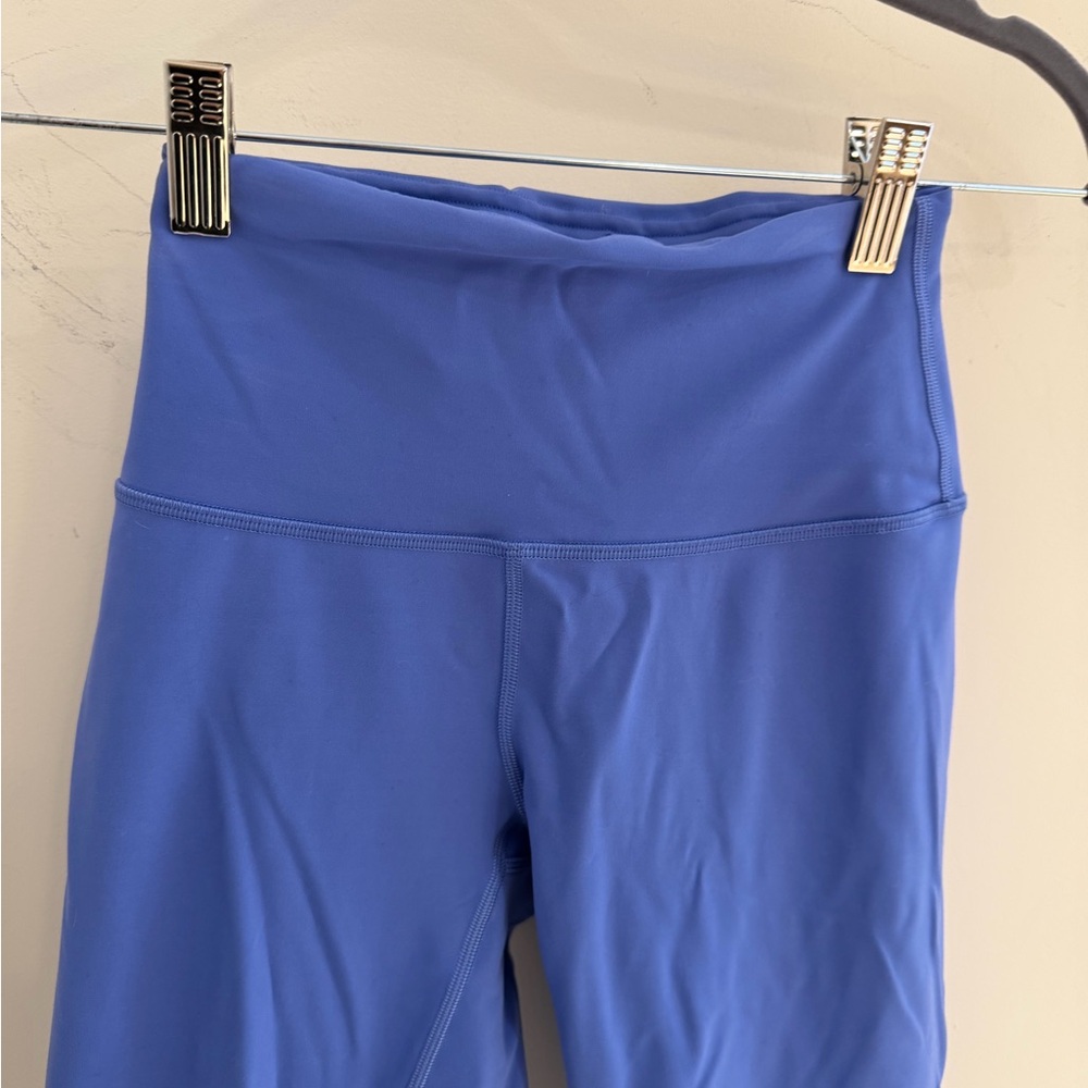 Lululemon Wunder Train 25” Perwinkle Leggings Size 4 Contour